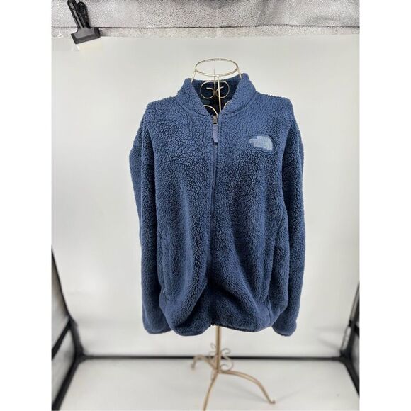 The North Face Women Osito Jacket Sherpa Fleece Urban Navy Size XL - Picture 1 of 13